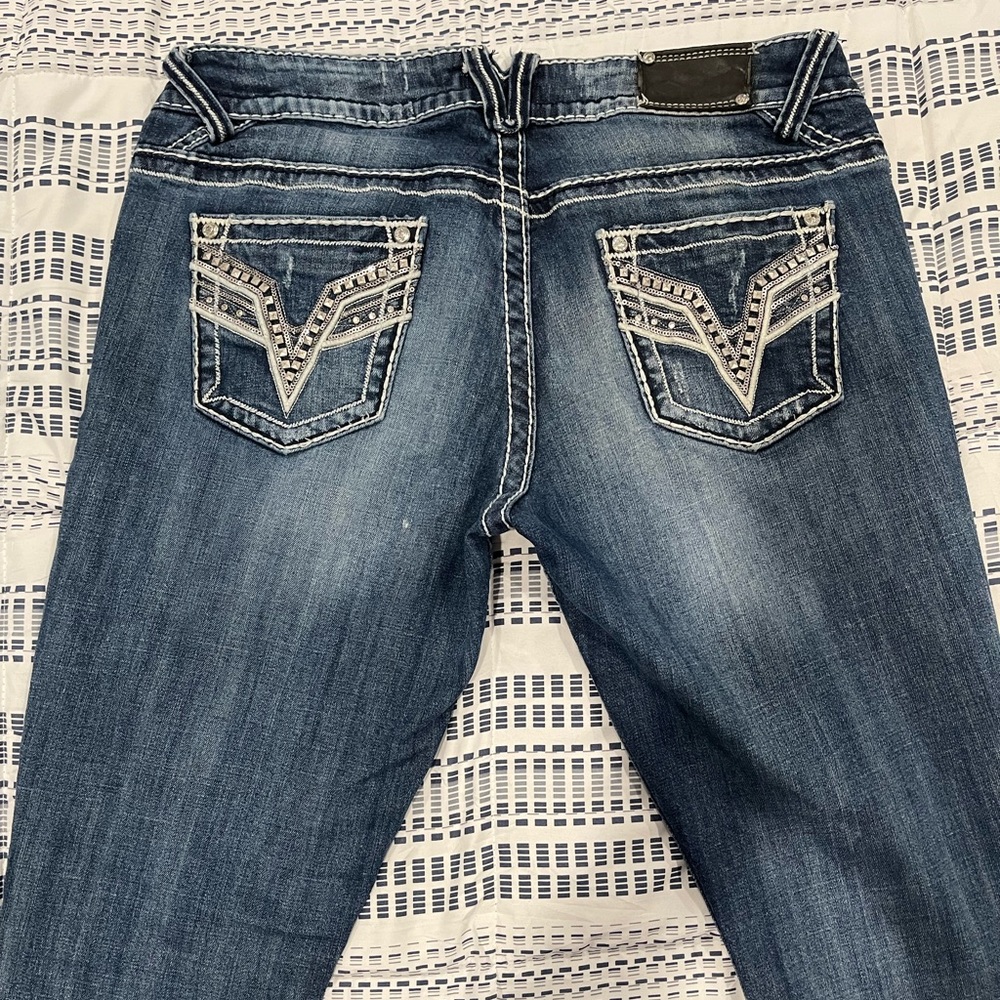 Vigoss Women's Dark Blue Skinny Jeans - Picture 4 of 4
